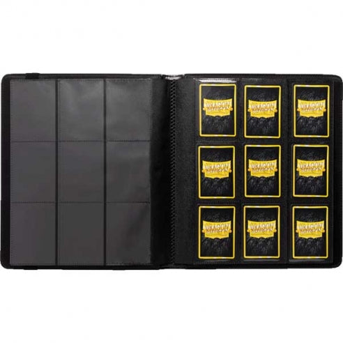 Dragon Shield Card Codex 360 Iron Grey Album 9 Tasche Sideloading 20 Pagine Fisse Raccoglitore 360 Carte TCG