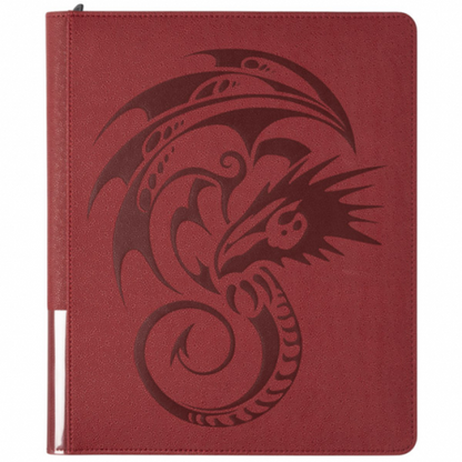 Dragon Shield: Zipster Regular Album ad Anelli – Blood Red – Raccoglitore Premium con Zip e 20 Pagine