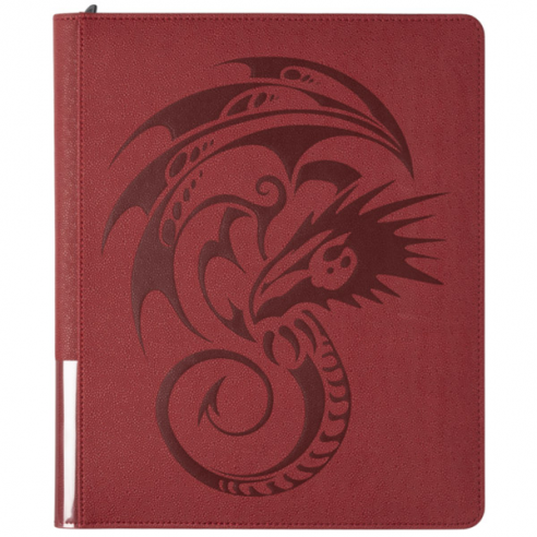 Dragon Shield: Zipster Regular Album ad Anelli – Blood Red – Raccoglitore Premium con Zip e 20 Pagine
