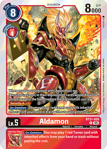 Aldamon BT21-020 [ Inglese / Giapponese ]