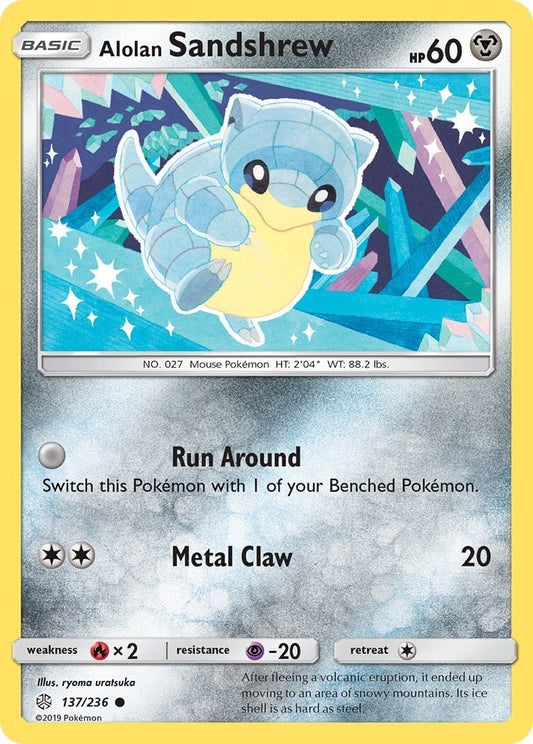 Sandshrew di Alola - Eclissi Cosmica 137/236 [ Italiano / Inglese ]