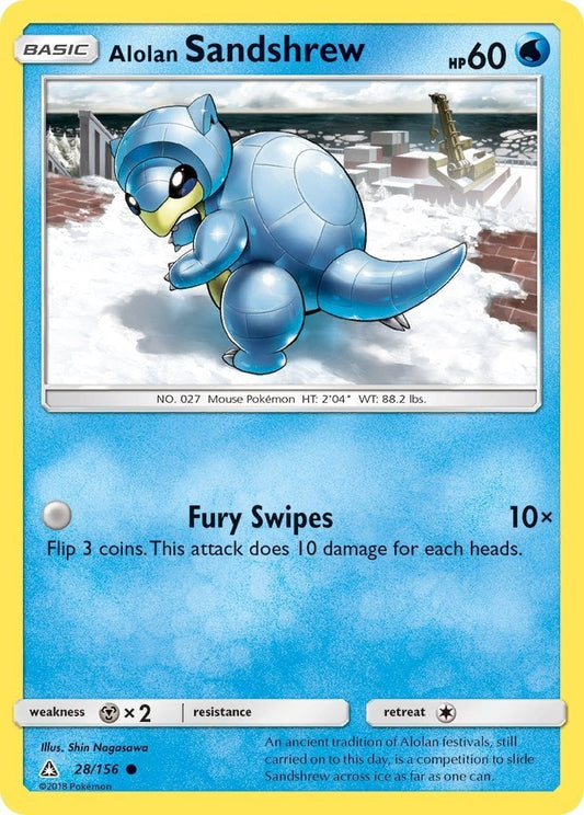 Sandshrew di Alola - Ultraprisma 28/156 [ Italiano / Inglese ]