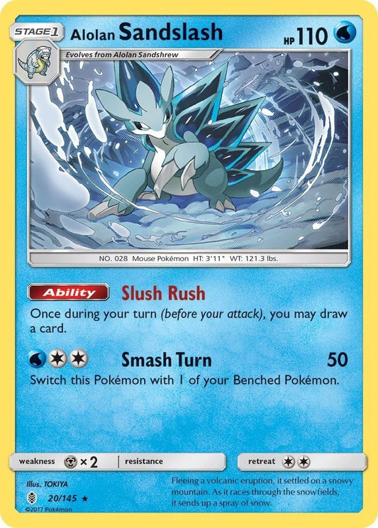 Sandslash di Alola - Guardiani Nascenti 20/145 [ Italiano / Inglese ]