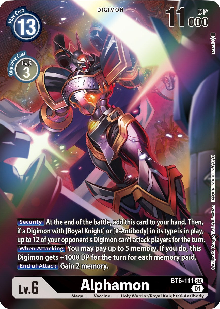 Alphamon BT6-111 [ Inglese / Giapponese ]