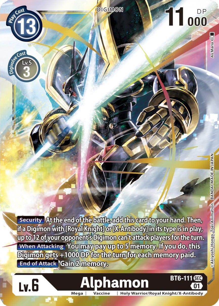 Alphamon BT6-111 [ Inglese / Giapponese ]