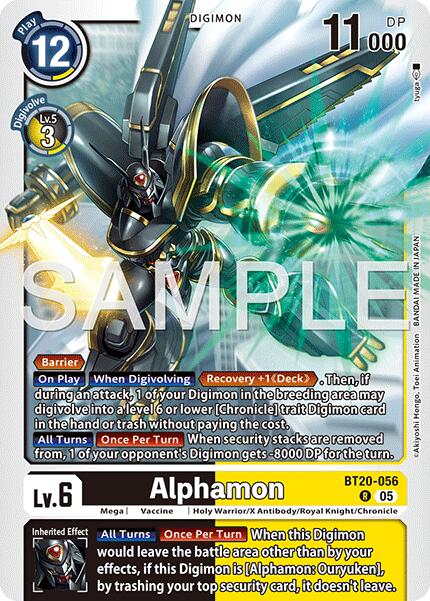 Alphamon BT20-056 [ Inglese / Giapponese ]