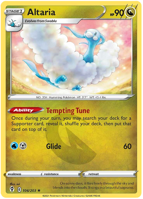 Altaria - Evoluzioni Eteree 106/203 [ Italiano / Inglese ]