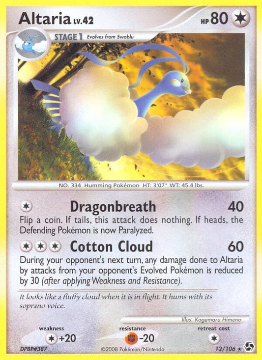 Altaria Lv.42 - Incontri Leggendari 012/106 [ Italiano / Inglese ]