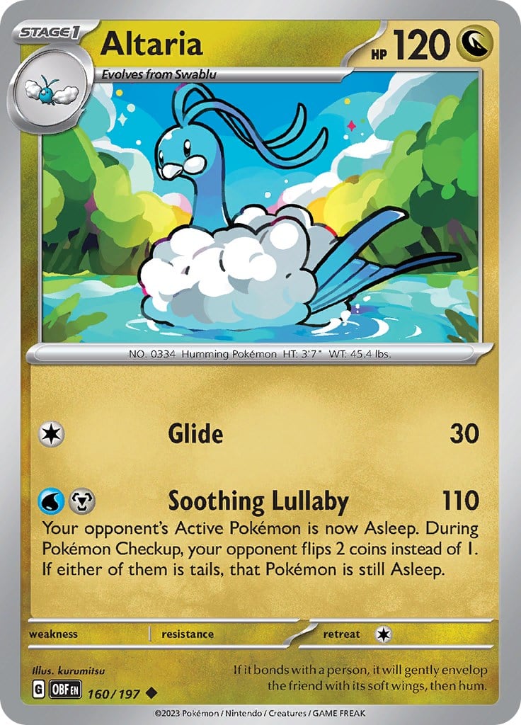 Altaria - Ossidiana Infuocata 160/197 [ Italiano ]