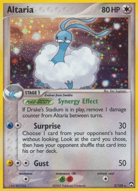 Altaria - EX Power Keepers 002/108 [ Inglese ]