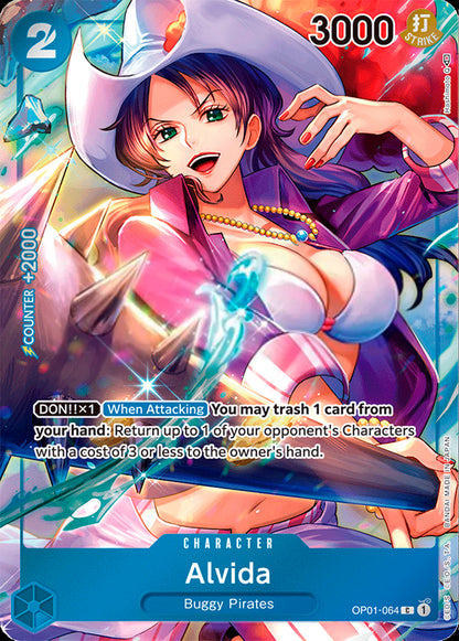 Alvida OP01-064 [ Inglese / Giapponese / Francese / Cinese Semplificato ]