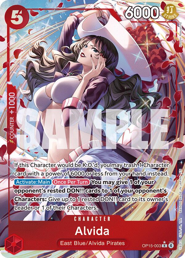 Alvida OP15-003 [ Inglese / Giapponese / Francese / Cinese Semplificato ]