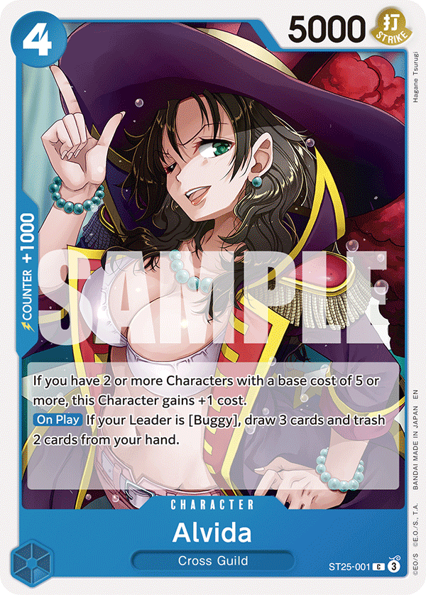 Alvida ST25-001 [ Inglese / Giapponese / Francese / Cinese Semplificato ]