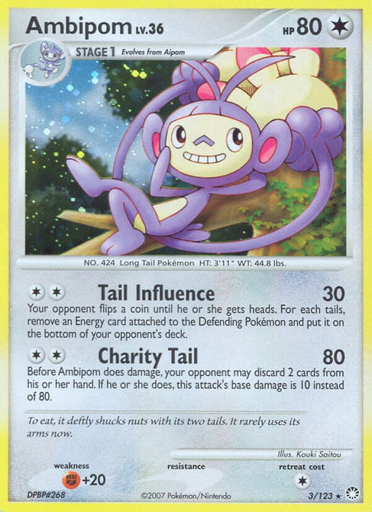 Ambipom Lv.36 - Tesori Misteriosi 3/123 [ Italiano / Inglese ]