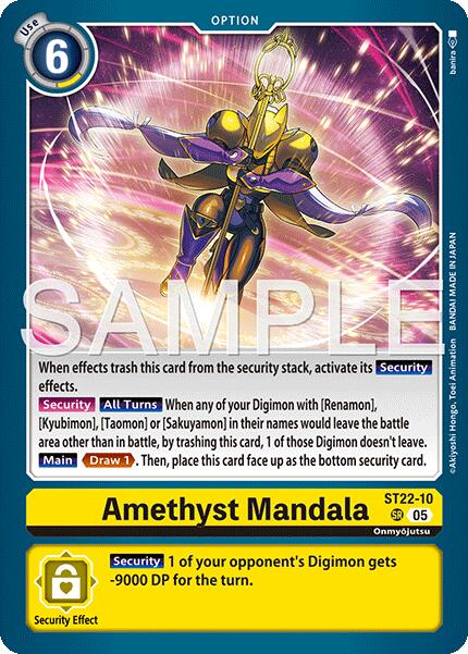 Amethyst Mandala ST22-10 [ Inglese / Giapponese ]