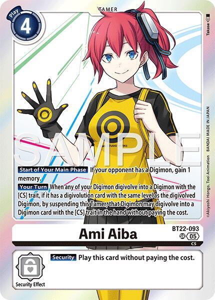 Ami Aiba BT22-093 [ Inglese / Giapponese ]