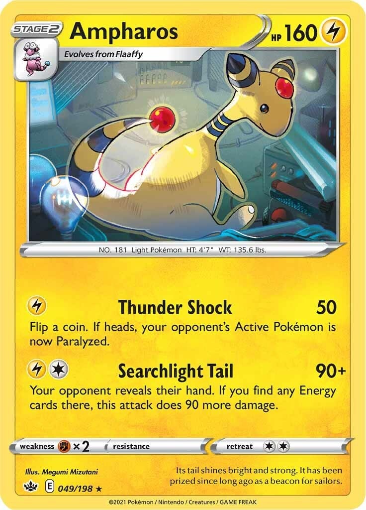 Ampharos - Regno Glaciale 049/198 [ Italiano / Inglese ]