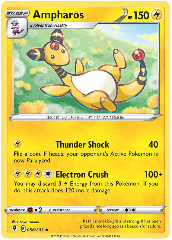 Ampharos - Evoluzioni Eteree 056/203 [ Italiano / Inglese ]
