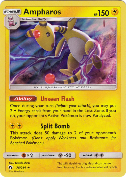 Ampharos - Tuoni Perduti 078/214 [ Italiano / Inglese ]