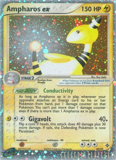 Ampharos ex - EX Drago 89/97 [ Italiano / Inglese ]