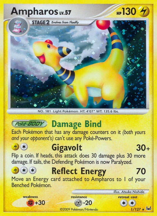 Ampharos Lv.57 - Platino 001/127 [ Italiano / Inglese ]