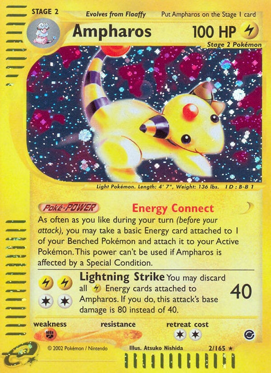 Ampharos - Expedition Set Base 002/165 [ Italiano / Inglese ]