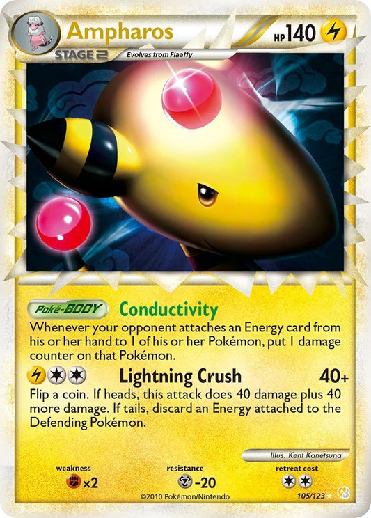 Ampharos - HeartGold SoulSilver 105/123 [ Italiano / Inglese ]