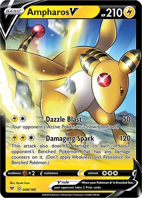Ampharos V - Voltaggio Sfolgorante 049/185 [ Italiano / Inglese ]