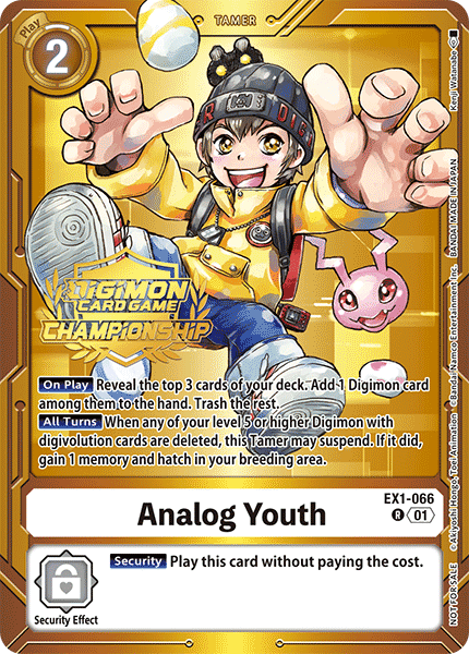 Analog Youth EX1-066 [ Inglese / Giapponese ]
