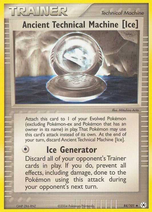 Ancient Technical Machine (Ice) - EX Leggende Nascoste 84/101 [ Italiano / Inglese ]