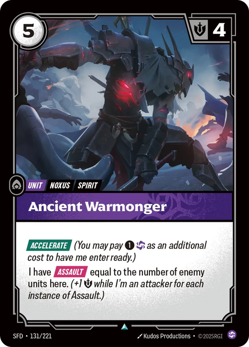 Ancient Warmonger (Uncommon) [ Inglese / Cinese Semplificato ]