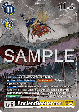 AncientBeetlemon BT18-072 [ Inglese / Giapponese ]