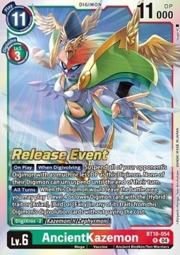 AncientKazemon BT18-054 [ Inglese / Giapponese ]