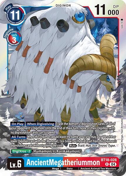 AncientMegatheriummon BT18-028 [ Inglese / Giapponese ]