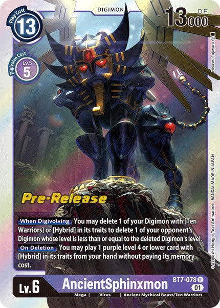AncientSphinxmon BT7-078 [ Inglese / Giapponese ]