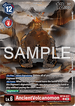 AncientVolcanomon BT18-017 [ Inglese / Giapponese ]