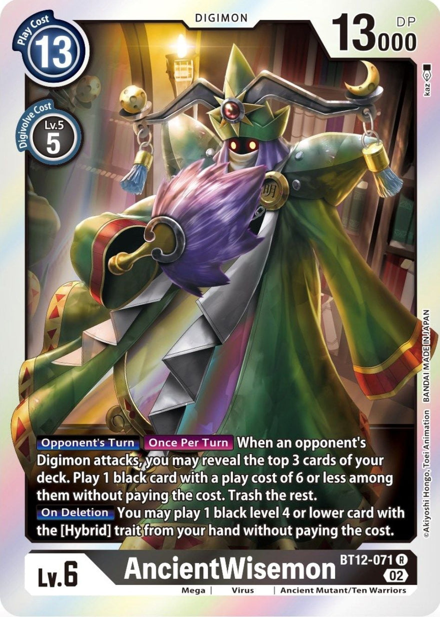 AncientWisemon BT12-071 [ Inglese / Giapponese ]