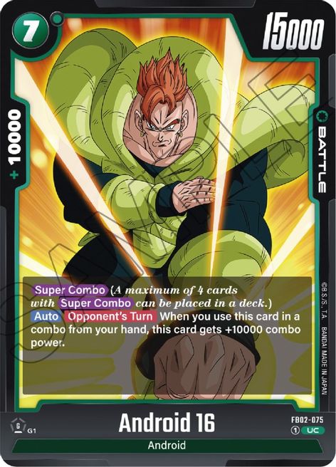 Android 16 FB02-075 [ Inglese / Giapponese ]