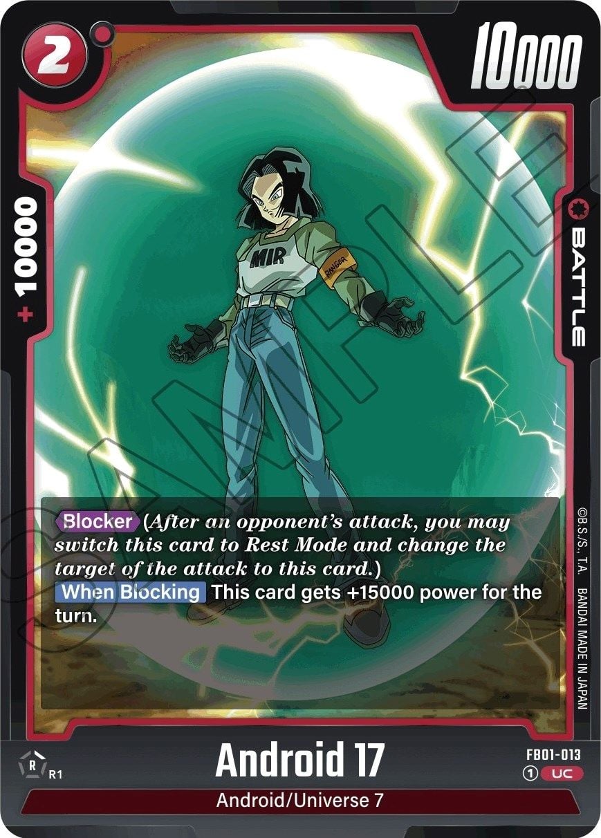 Android 17 FB01-013 [ Inglese / Giapponese ]