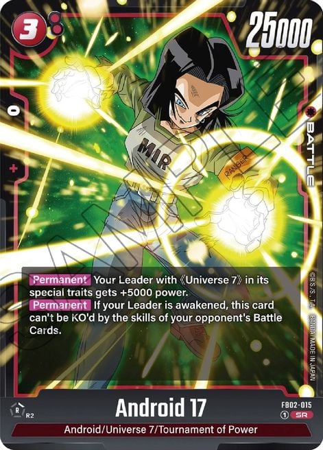 Android 17 FB02-015 [ Inglese / Giapponese ]