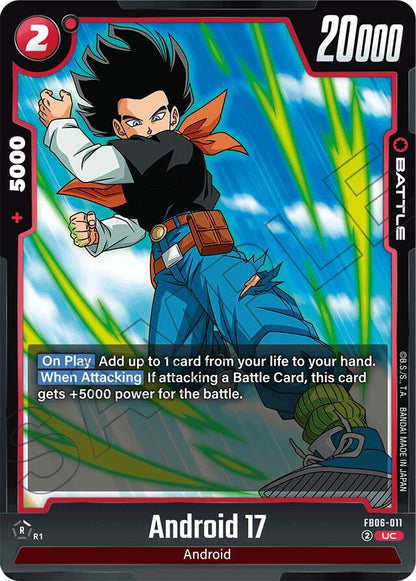 Android 17 FB06-011 [ Inglese / Giapponese ]