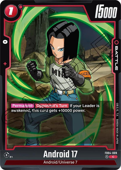 Android 17 FB04-009 [ Inglese / Giapponese ]