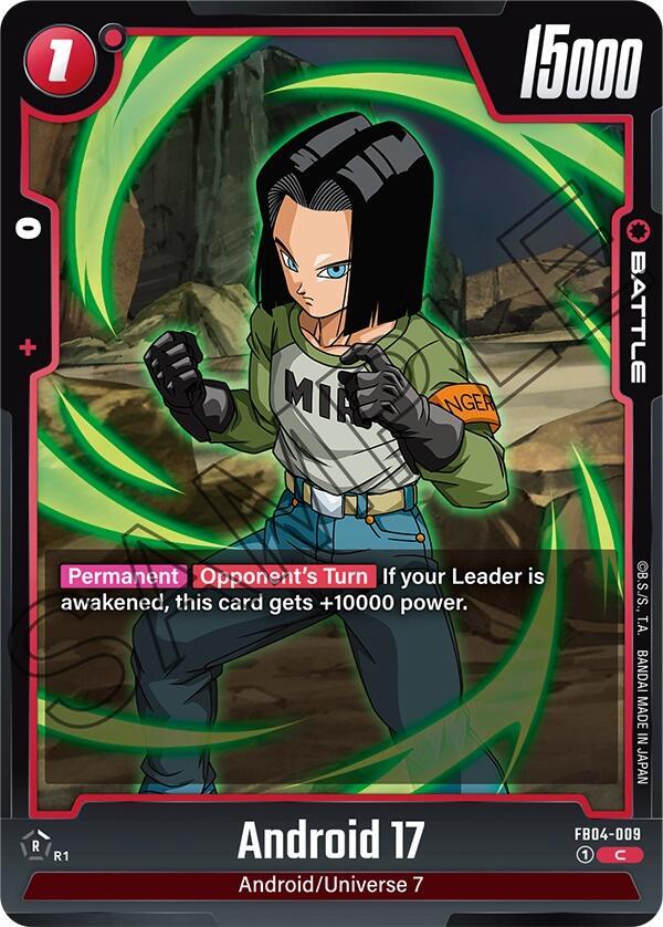Android 17 FB04-009 [ Inglese / Giapponese ]