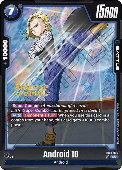 Android 18 FB03-035 [ Inglese / Giapponese ]