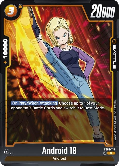 Android 18 FB02-116 [ Inglese / Giapponese ]