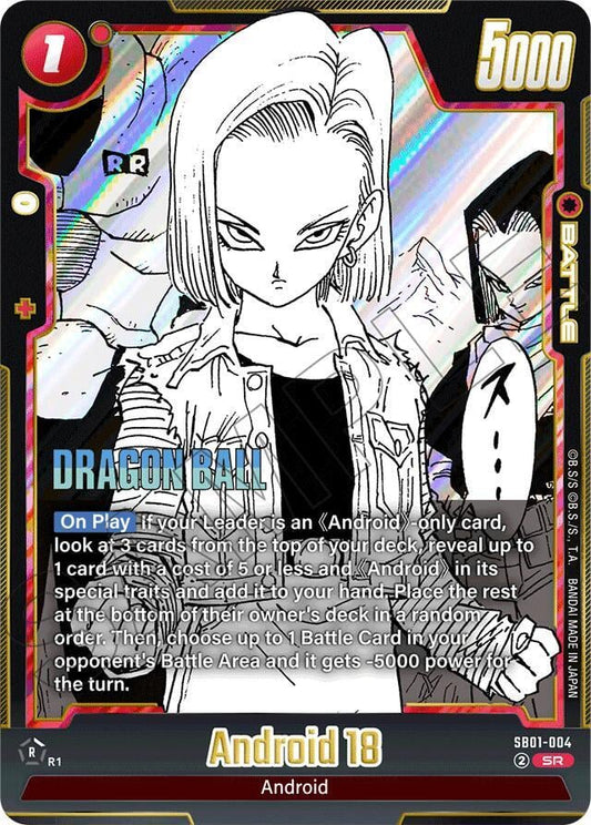 Android 18 SB01-004 [ Inglese / Giapponese ]