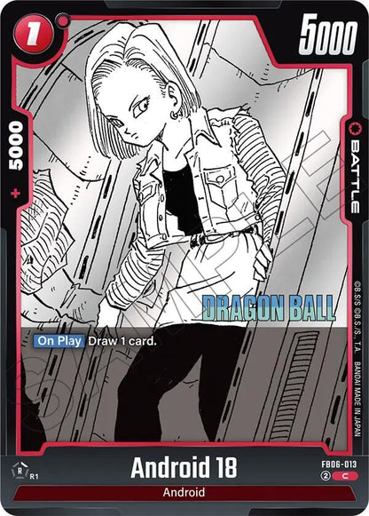 Android 18 FB06-013 [ Inglese / Giapponese ]