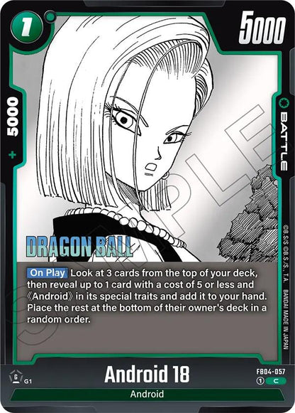 Android 18 FB04-057 [ Inglese / Giapponese ]