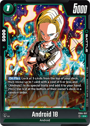 Android 18 FB04-057 [ Inglese / Giapponese ]