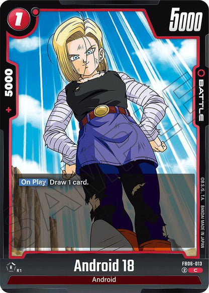 Android 18 FB06-013 [ Inglese / Giapponese ]